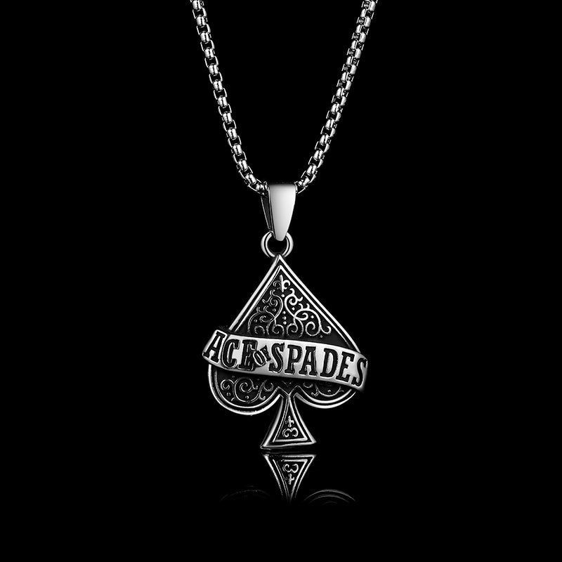 KING OF SPADES. - NECKLACE