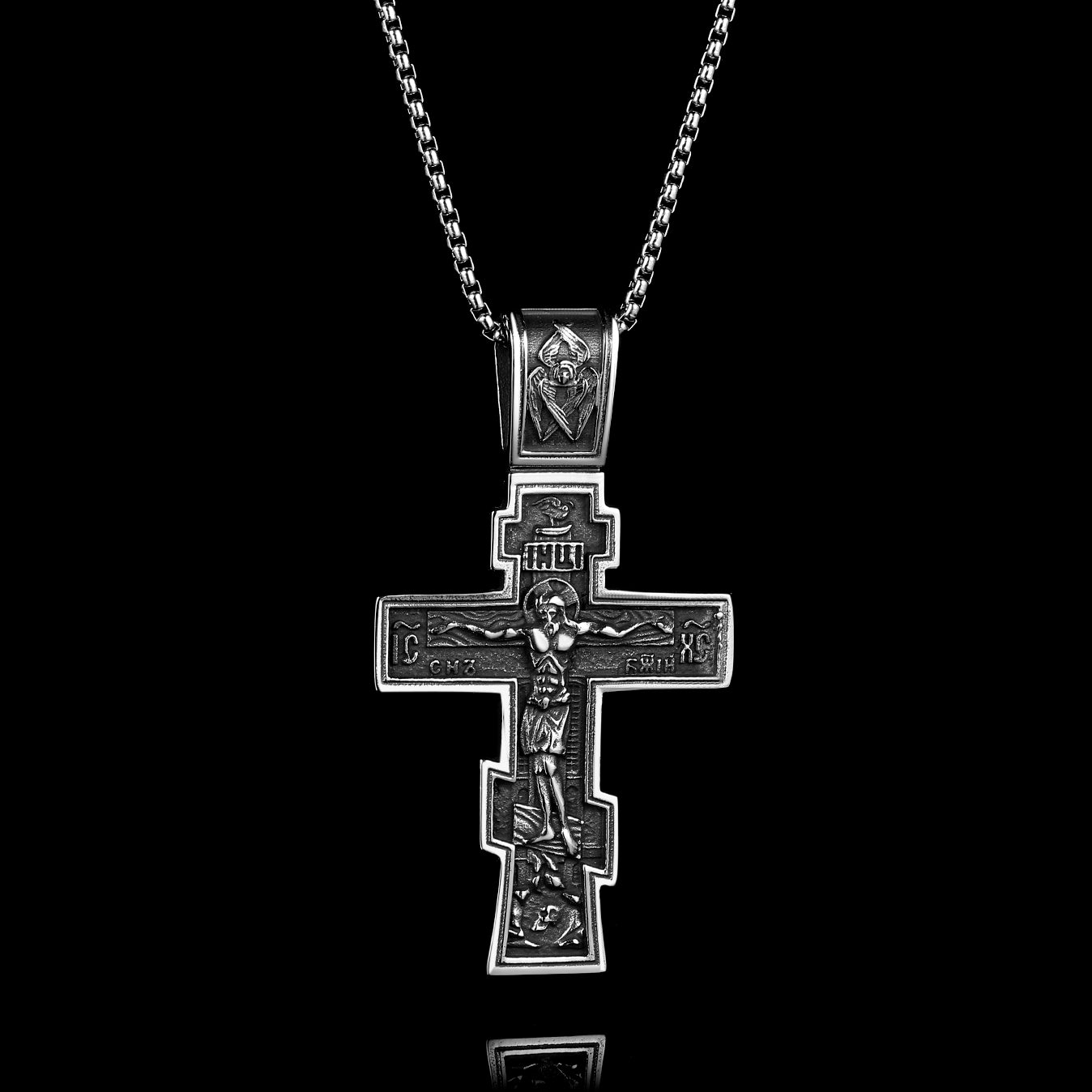 RENAISSANCE CROSS. - NECKLACE